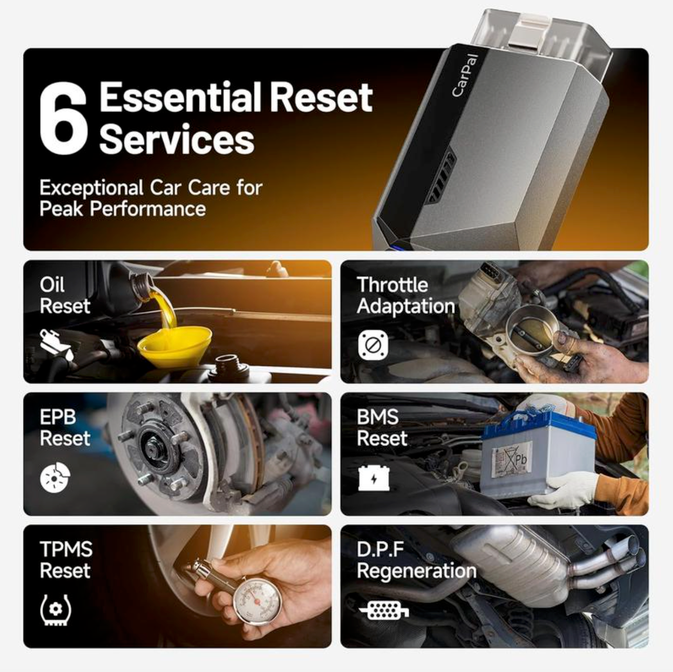 Bluetooth-Compatible OBD2 Car Diagnostic Scanner – All-System Vehicle Health & Reset Tool