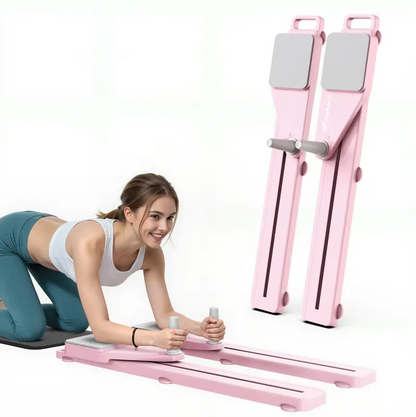 Multi-Functional Adjustable Ab Exercise Board – Home Core & Pilates Training with Knee Pad
