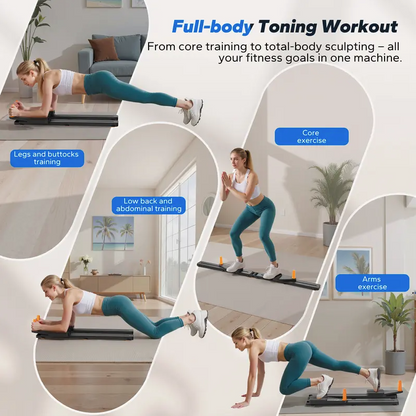 Multi-Functional Adjustable Ab Exercise Board – Home Core & Pilates Training with Knee Pad