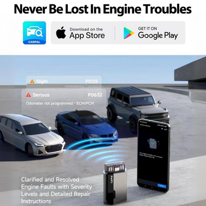 Bluetooth-Compatible OBD2 Car Diagnostic Scanner – All-System Vehicle Health & Reset Tool