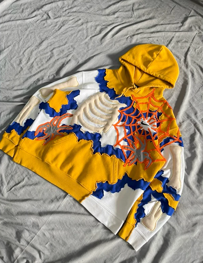 Golden Web Chaos Hoodie